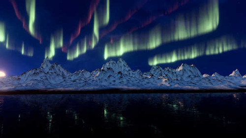 Jual Poster Earth Aurora Borealis APC 020