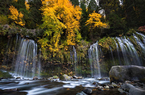 Jual Poster Earth Fall Foliage Forest Rock Waterfall Waterfalls Waterfall APC