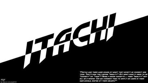 Poster Itachi Uchiha Quote Text Naruto Naruto APCA