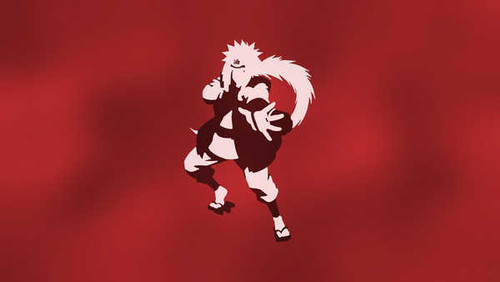 Poster Jiraiya (Naruto) Red Naruto Naruto APC