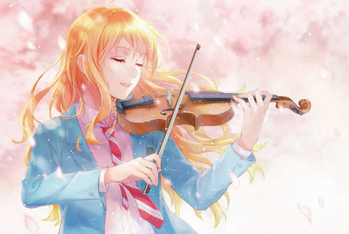 Poster Kaori Miyazono Anime Your Lie in April APC009