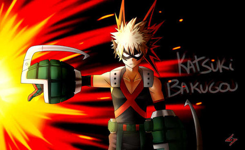 Poster Katsuki Bakugou Anime My Hero Academia APC001A