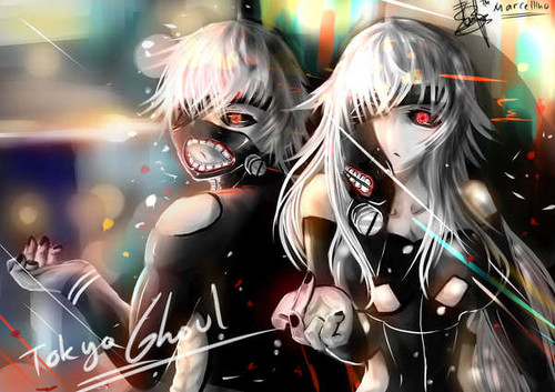Poster Ken Kaneki Anime Tokyo Ghoul APC022