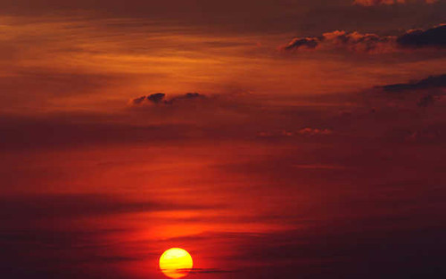 Jual Poster Earth Sunset APC 528