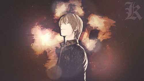 Poster Kira (Death Note) Light Yagami Anime Death Note APC