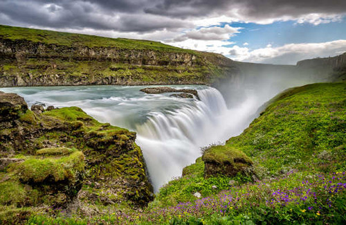 Jual Poster Gullfoss Iceland Nature Waterfall Waterfalls Gullfoss APC
