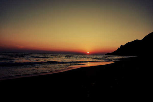 Jual Poster Horizon Nature Ocean Sunset Earth Sunset APC