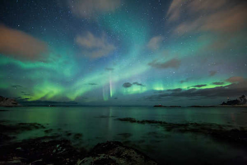 Jual Poster Horizon Ocean Earth Aurora Borealis5 APC