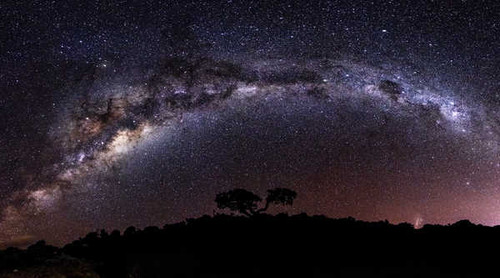 Jual Poster Milky Way Night Sky Starry Sky Stars Earth Night APC