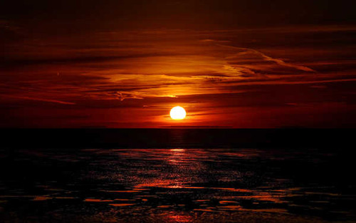Jual Poster Nature Sky Sun Sunset Earth Sunset APC