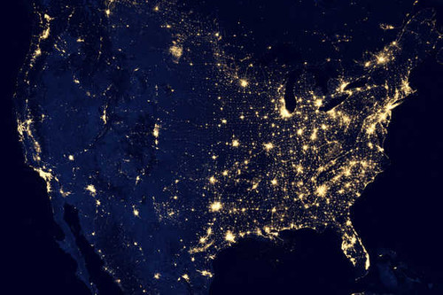Jual Poster United States Earth From Space4 APC