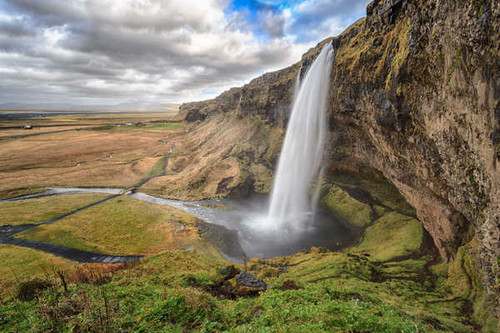 Jual Poster Waterfall Waterfalls Seljalandsfoss APC 001