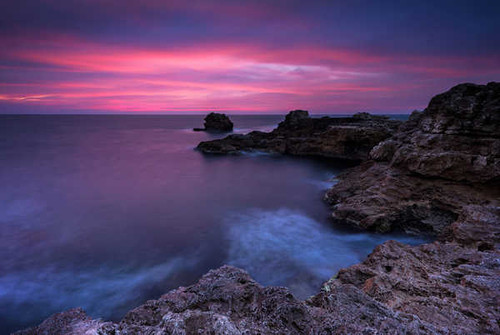Jual Poster Bulgaria Sea Coast Sunrises and sunsets Crag 1Z