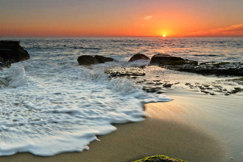 Jual Poster Coast Sea Sunrises and 1Z 001