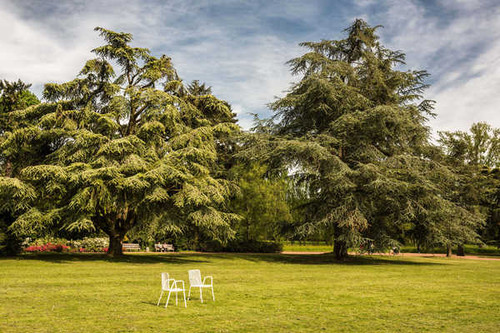 Jual Poster Germany Parks Nordpark Dusseldorf Lawn Chairs 1Z