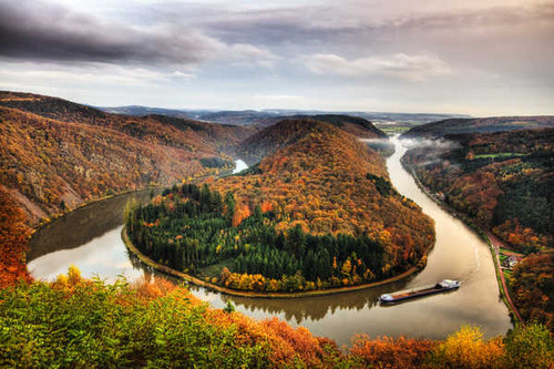 Jual Poster Germany Rivers Autumn 1Z 003