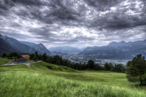 Jual Poster Liechtenstein Scenery 1Z