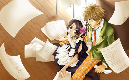 Poster Misaki Ayuzawa Takumi Usui Anime Maid Sama! APC