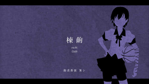 Poster Monogatari (Series) Suruga Kanbaru Anime Monogatari (Series) APCA