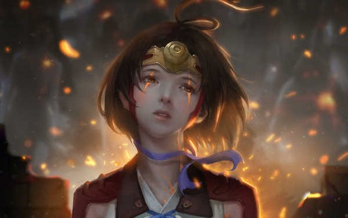 Poster Mumei (Kabaneri of the Iron Fortress) Anime Kabaneri of the Iron Fortress APC003 Poster Mumei (Kabaneri of the Iron Fortress) Anime Kabaneri of the Iron Fortress APC003