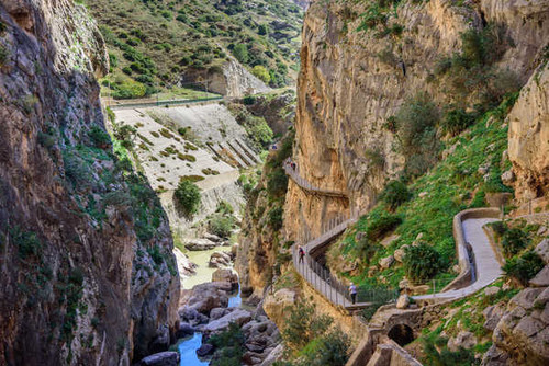 Jual Poster Spain Roads Rivers Caminito del Rey canyon Malaga 1Z
