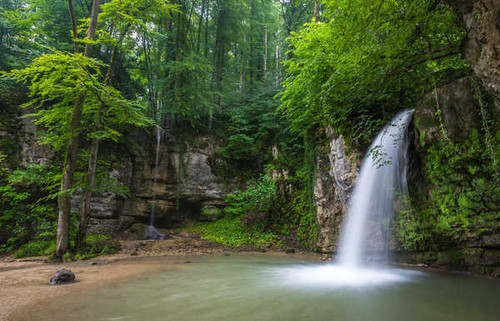 Jual Poster Switzerland Forests Waterfalls Kilchberg Crag 1Z