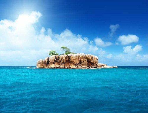 Jual Poster Tropics Sea Island Crag 1Z