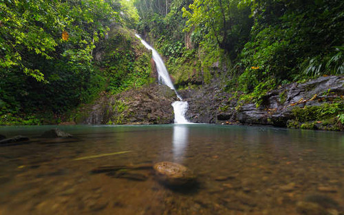 Jual Poster Tropics Waterfalls Stones Guadeloupe Basse Terre 1Z 002