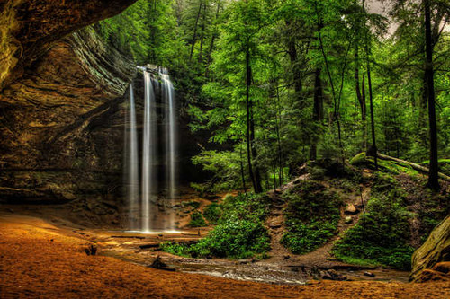 Jual Poster USA Waterfalls Ash Cave 1Z