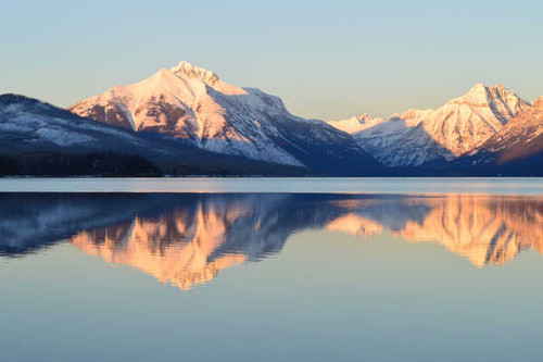 Jual Poster lake mcdonald glacier national park hd WPS