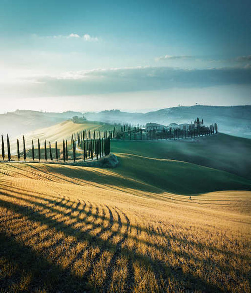 Jual Poster landscape tuscany italy hd WPS 002