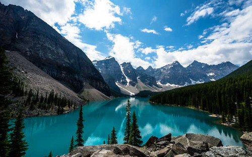 Jual Poster moraine lake lake louise banff national park canada WPS