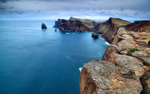 Jual Poster sunrise cloudy madeira islands cliffs WPS Jual Poster sunrise cloudy madeira islands cliffs WPS