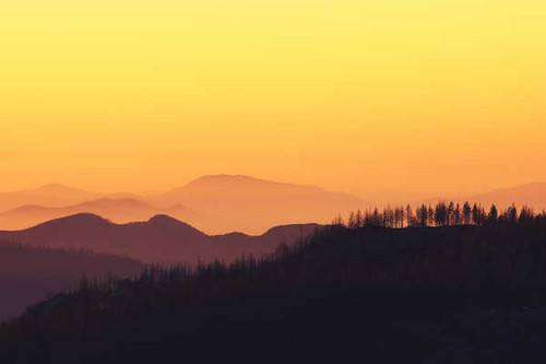 Jual Poster sunset landscape mountains hd WPS
