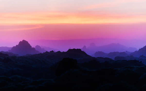 Jual Poster sunset sunrise landscape purple sky 5k WPS