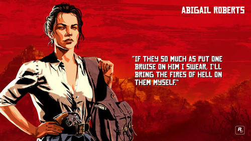 Jual Poster Abigail Marston Red Dead Red Dead Redemption 2 1041192APC Jual Poster Abigail Marston Red Dead Red Dead Redemption 2 1041192APC