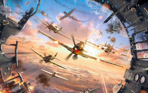 Jual Poster Airplane Video Game World Of Warplanes 446543APC