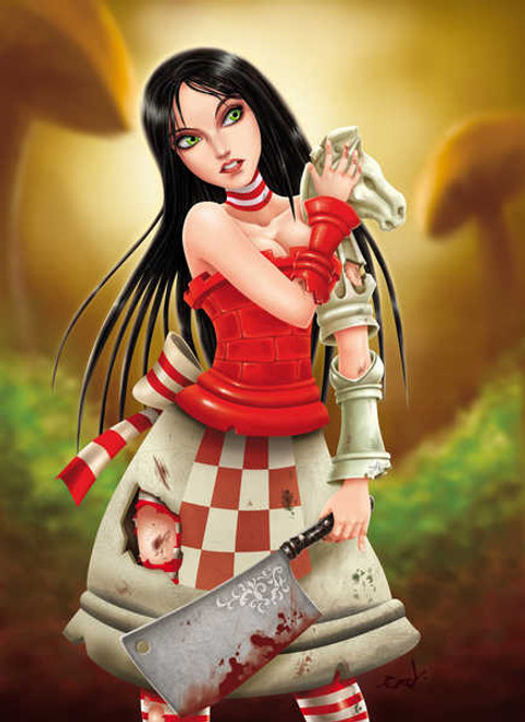 Jual Poster Alice Knife Madness Brunette girl 1ZM0014
