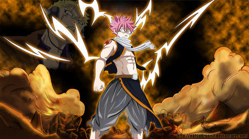 Poster Natsu Dragneel Anime Fairy Tail APC005 Poster Natsu Dragneel Anime Fairy Tail APC005