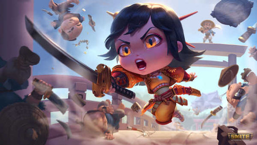Jual Poster Amaterasu (Smite) Chibi Video Game Smite 1048093APC Jual Poster Amaterasu (Smite) Chibi Video Game Smite 1048093APC