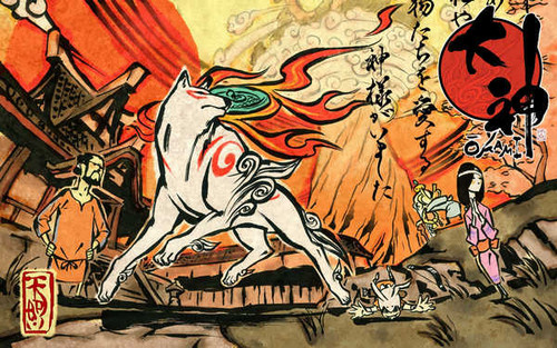Jual Poster Amaterasu Okami Video Game Okami 486983APC Jual Poster Amaterasu Okami Video Game Okami 486983APC