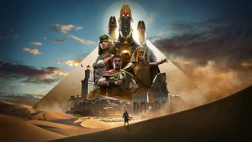 Jual Poster Assassin's Creed Origins Egypt Warriors Pyramid 1ZM0125 Jual Poster Assassin's Creed Origins Egypt Warriors Pyramid 1ZM0125