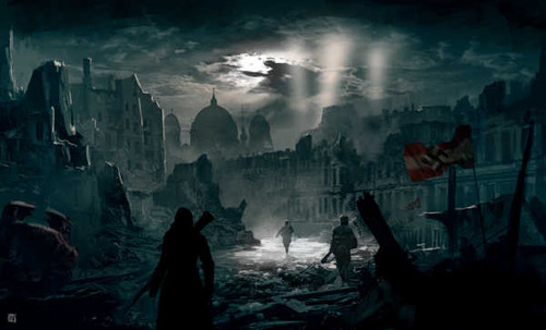 Jual Poster Assassin's Creed Ruins Berlin Night 1ZM0144