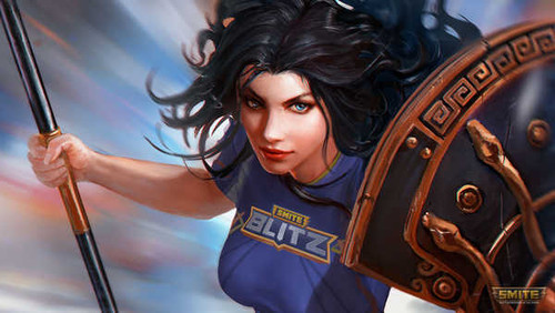 Jual Poster Athena (Smite) Video Game Smite 1042918APC