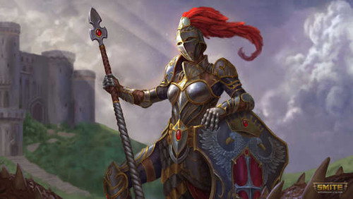 Jual Poster Athena (Smite) Video Game Smite 1048529APC