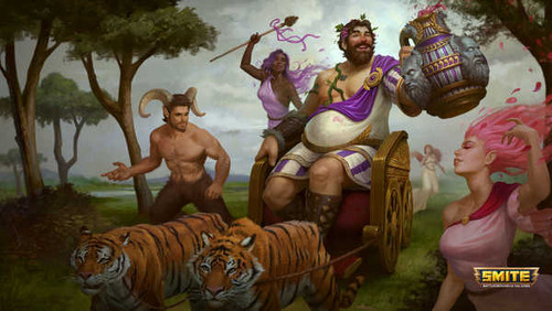Jual Poster Bacchus (Smite) Video Game Smite 1043942APC