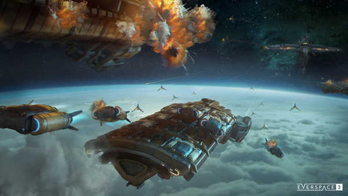 Jual Poster Battle Everspace 2 Spaceship Video Game Everspace 2 1048571APC Jual Poster Battle Everspace 2 Spaceship Video Game Everspace 2 1048571APC