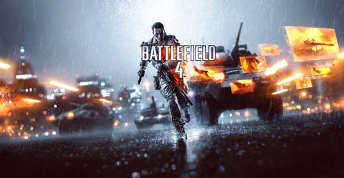 Jual Poster Battlefield 4 Soldiers Rain Run 0x 1ZM0261