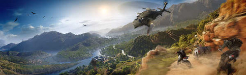 Jual Poster Battles Helicopters Mountains Tom Clancy Ghost 6x 1ZM0284