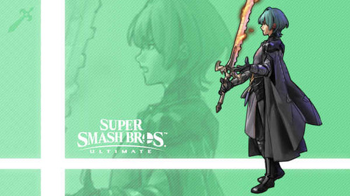 Jual Poster Byleth (Fire Emblem) Video Game Super Smash Bros. Ultimate 1073186APC